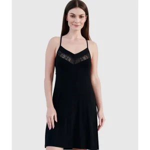 Buy Viscose & Lace Short Chemise Nightie