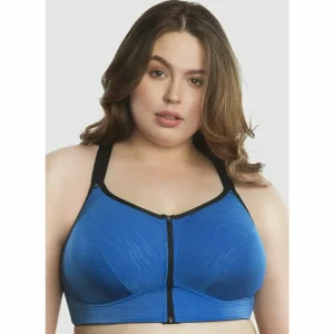 Buy Wave Wirefree Zip Front Sports Bra