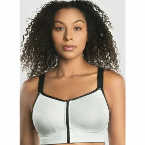 Buy Wave Wirefree Zip Front Sports Bra