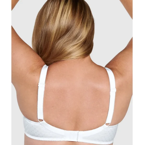 Buy Wirefree Soft Jacquard Cotton Bra-White