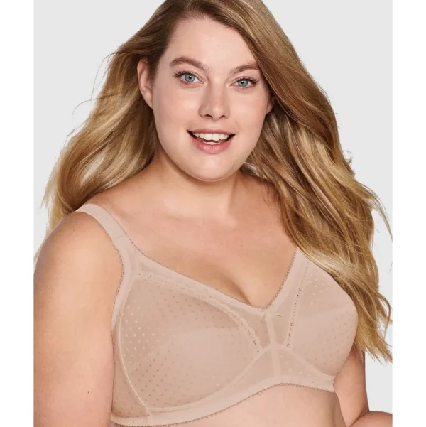 Buy Wirefree Soft Jacquard Cotton Bra-White