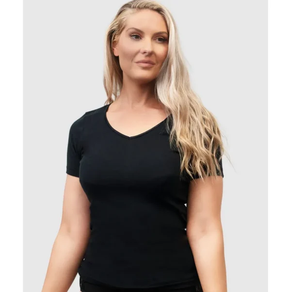 Buy Women's Short Sleeve Organic Cotton T-Shirt-Black