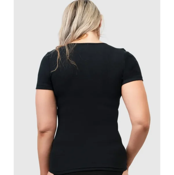 Buy Women's Short Sleeve Organic Cotton T-Shirt-Black