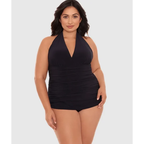 Buy Yvonne DD Cup Halterneck Short Shirred Swimdress