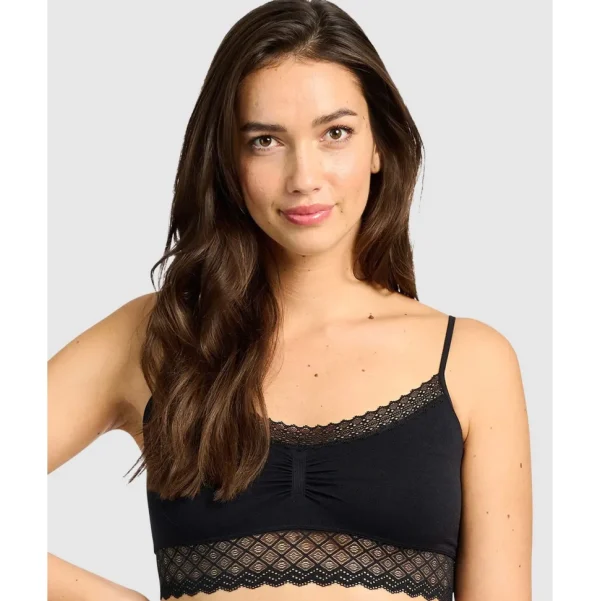 Buy Zen Dentelle Longline Wirefree Bralette with Lace