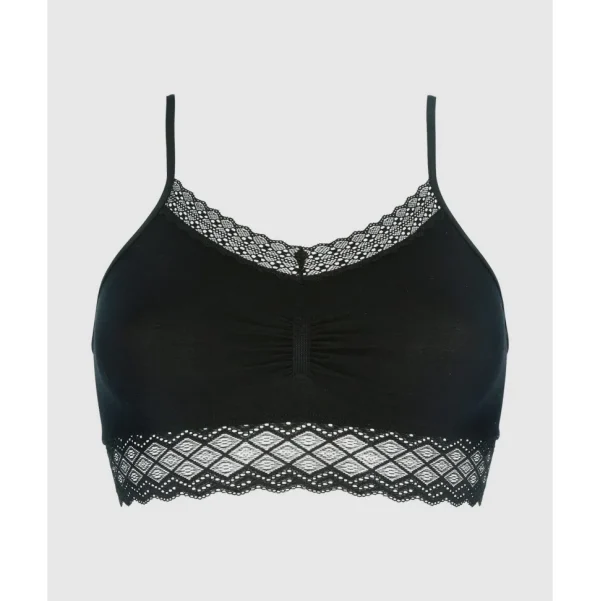 Buy Zen Dentelle Longline Wirefree Bralette with Lace