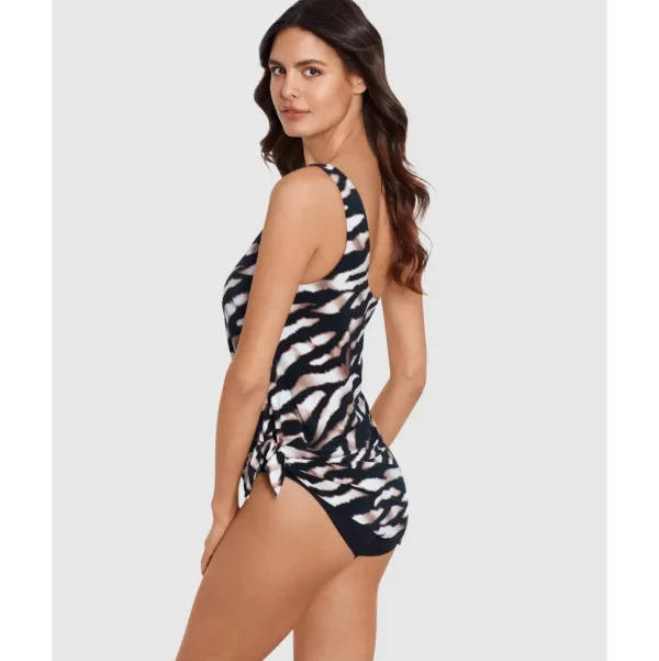 Buy Zimbabwe Amal Convertible One Shoulder Swimsuit & Swimdress