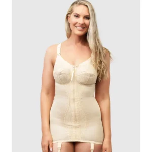 Buy Zip Front Firm Control Lace Corselette Bodyshaper